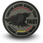 Ecusson Pvc Federal Police Fast Fugitive Active Search Team