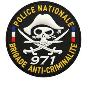 Ecusson Pvc Police Bac Brigade Anti Criminalite Bac971