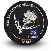 Ecusson Brodé Brigade Criminelle 36 Bastion