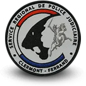 Ecusson Brodé Police Nationale Dcpj Srpj Clermont-Ferrand