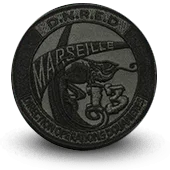 Ecusson Brodé Dnred Marseille Direction Operations Douanieres