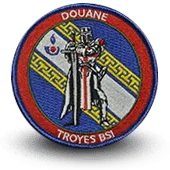Ecusson Brodé Bsi Troyes Douane