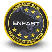 Ecusson Brodé Enfast European Fugitive Active Search Team Police