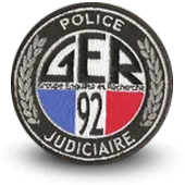 Ecusson Brodé Police Sdpj 92 Ger