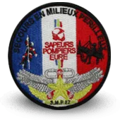 Ecusson Brodé Smp Pompiers Eure