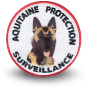 Ecusson brodé Aquitaine Protection Surveillance