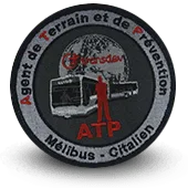 Ecusson brodé TRANSDEV