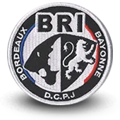 Ecusson Brodé Bri Police Brigade Recherche Intervention Bordeaux Bayonne