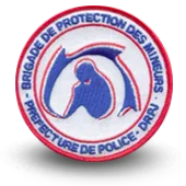 Ecusson Brodé Brigades De Protection Des Mineurs Drpj Paris