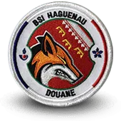 Ecusson Brodé Douane Bsi Haguenau