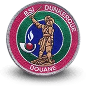 Ecusson Brodé Douane Bsi Dunkerque