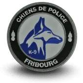 Ecusson Brodé Suisse Fribourg Chiens De Police K9