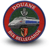 Ecusson Brodé Bse Bellegarde Douane