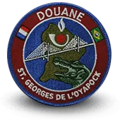 Ecusson Brodé Douane St Georges De L'oyapock