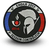Ecusson Brodé Endlr Ecole Des Douanes