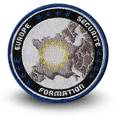 écusson Europe sécurité formation