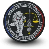 Ecusson Brodé Gendarmerie Nationale Brigade Recherches Belley