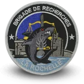 Ecusson Brodé Gendarmerie Nationale Brigade Recherches La Rochelle