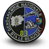 Ecusson Brodé Gendarmerie Nationale Bta Le Beausset - 1277