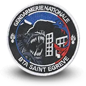 Ecusson Brodé Gendarmerie Nationale Bta Saint-Egrene
