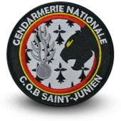 Ecusson Brodé Gendarmerie Nationale Cob St-Julien