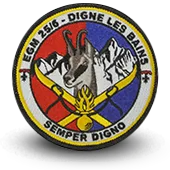 Ecusson Brodé Gendarmerie Nationale Egm Digne-Les-Bains