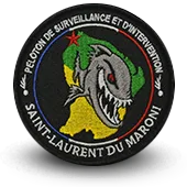 Ecusson Brodé Gendarmerie Nationale Psig Saint-Laurent-Du-Maroni