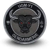 Ecusson Brodé Gendarmerie Ugm Suisse