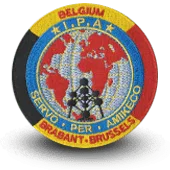 Ecusson Brodé Ipa International Police Association Belgium Brusseles Brabant