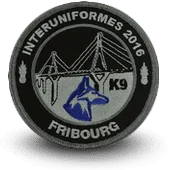 Ecusson Brodé Suisse Fribourg Chiens De Police K9 - 1833