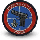 Ecusson Brodé Moniteur De Tir Douane
