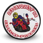 Ecusson Brodé Motard Sapeurs-Pompiers