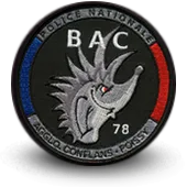 Ecusson Brodé Police Bac Brigade Anti Criminalite Conflans