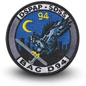 Ecusson Brodé Police Bac Brigade Anti Criminalite Departementale 94