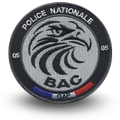Ecusson Brodé Police Bac Brigade Anti Criminalite Gap