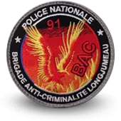 Ecusson Brodé Police Bac Brigade Anti Criminalite Longjumeau