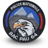 Ecusson Brodé Police Bac Brigade Anti Criminalite Pau