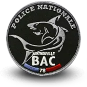 Ecusson Brodé Police Bac Brigade Anti Criminalite Sartrouville