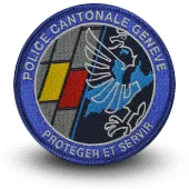Ecusson Brodé Police Genève Suisse