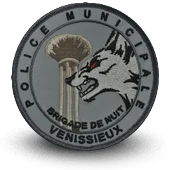 Ecusson Brodé Police Municipale Venissieux
