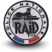 Ecusson Brodé Raid Rennes Police Nationale