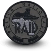Ecusson Brodé Raid Rennes Police Nationale - 1408