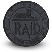 Ecusson RAID police infrarouge