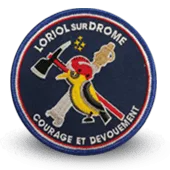 Ecusson Brodé Pompiers Loriol