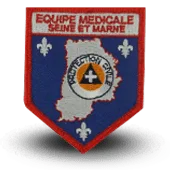 Ecusson Brodé Protection Civile - Équipe Médicale - 442