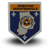 Ecusson Brodé Protection Civile - Direction Départementale - 441