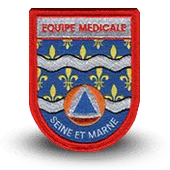 Ecusson Brodé Protection Civile - Équipe Médicale