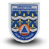 Ecusson Brodé Protection Civile - Direction Départementale