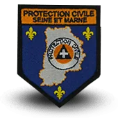 Ecusson Brodé Protection Civile 77 - 443