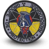 Ecusson Brodé Protection Radiologique Du Luxembourg